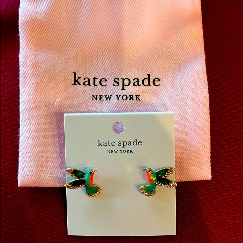 Kate Spade bird earrings NWT